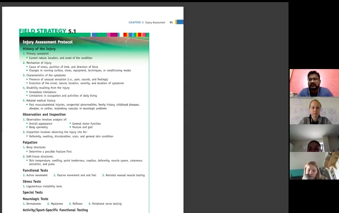 execollsport's tweet photo. It has been wonderful for our FdSc Sports Therapy Students to have Dr. Ankit Bhargava deliver 3 online sessions over the past few weeks. Some really useful information to take away. We hope to have more sessions with you soon @physioankit01 #SportsTherapy #Pandemic #RemoteStudy https://t.co/GGA7qbHbi5