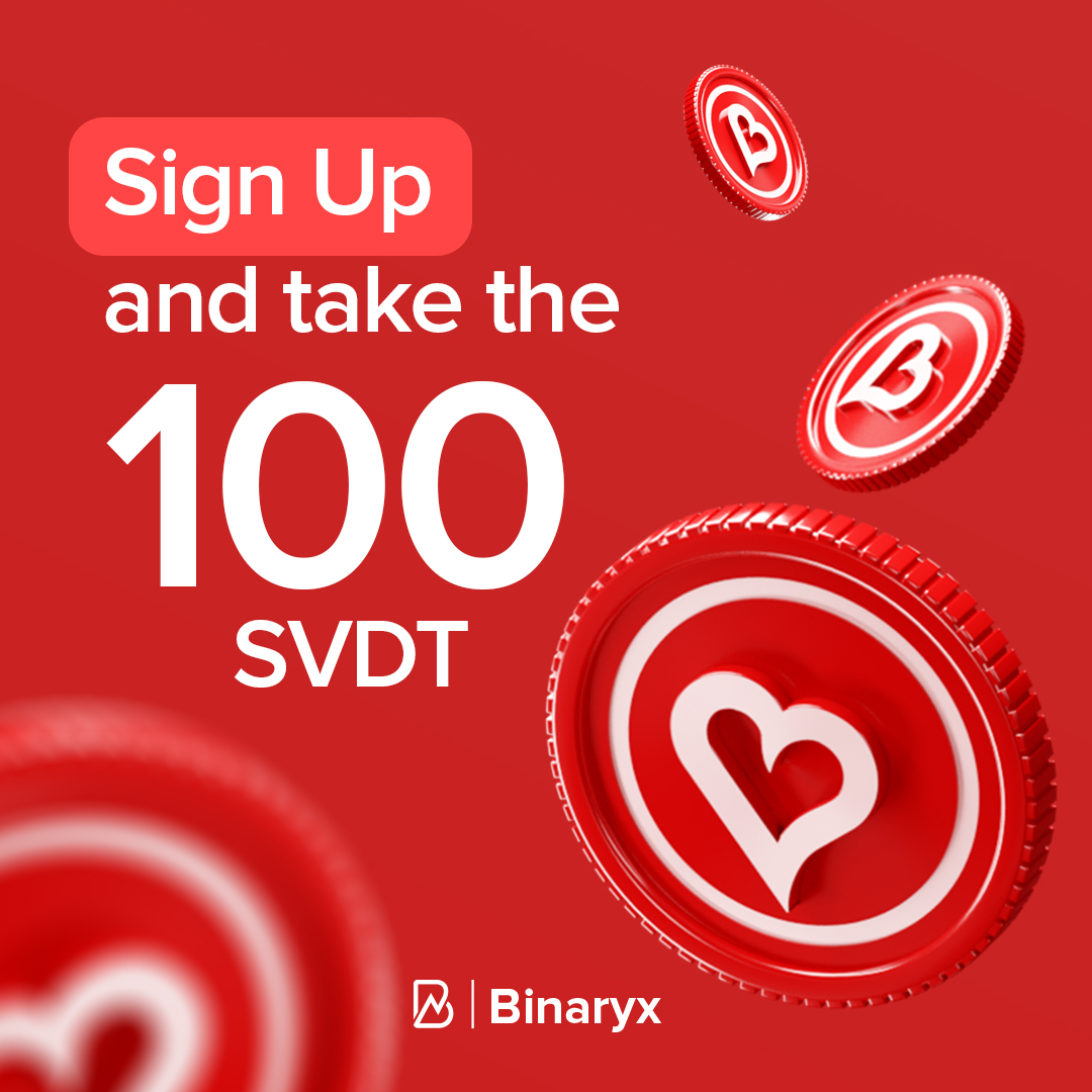 binaryx_en's tweet image. ❤️A special something for that special someone. This #ValentinesDay and Binaryx #tokenized a Valentine card - $SVDT-token. 

Let’s EARN! @binaryx_en gives each registered 😍 100 $SVDT-token. Use them, and you have a chance to travel to Dubai. 
👉👉👉 binaryx.com/svdt