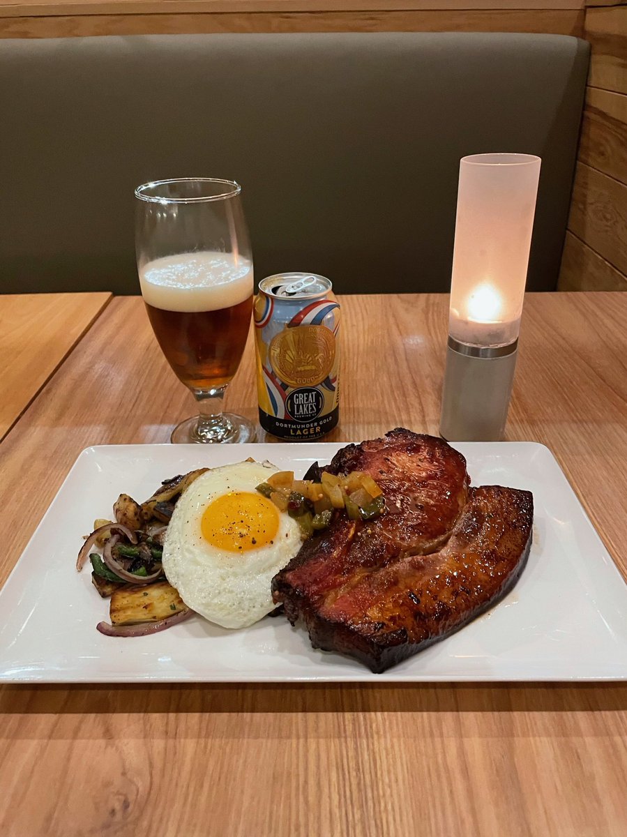 The ultimate diner dish is back — Ham &amp; Eggs! This time, our Kassler Ham is served with sweet potato hash, a sunny side egg &amp; green tomato chow chow 💥 Order for brunch or dinner beginning Saturday! 

#hamandeggs #kasslerham #breakfastfordinner #weekendbrunch #jacktardurham