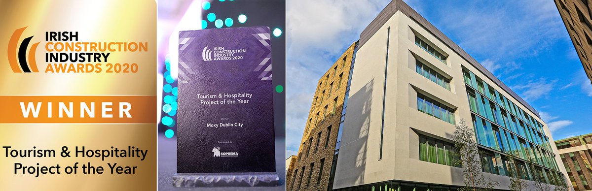 Congratulations to @connackconstruction and team for winning this year's <a href="/ICIAwards/">Irish Construction Industry Awards</a> for Tourism &amp; Hospitality Project of the Year for <a href="/MoxyHotels/">Moxy Hotels</a>. MCA Architects were very proud to lead the design of this boutique hospitality gem in Dublin 1 mca.ie/news/moxy-hote…
