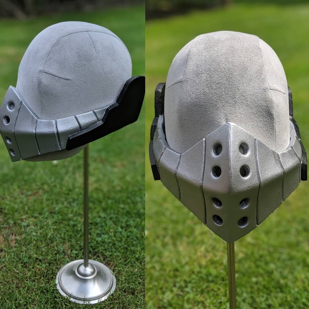 thorneycrafts's tweet photo. Mask and hood section for the #costume I made of #IzukuMidoriya from #MyHeroAcademia #cosplay https://t.co/TbJpuLZdbk