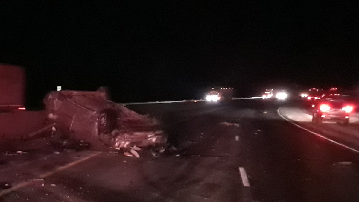 #NthldOPP arrested & charged a 39 yr old man from Ajax, ON with #ImpairedDriving after the vehicle he was driving hit a guard rail & rolled on #Hwy401 causing both E/B lanes to be closed between @CramaheTownship & @MunBrightON during the evening hours of Feb 11th. @DriveSober^kj