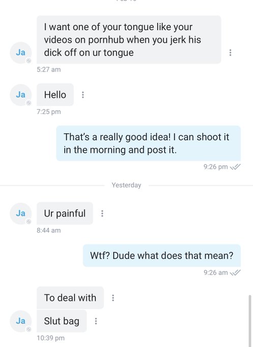 This is the only downside to being a cam model. I can&rsquo;t stand trolls. https://t.co/YzyUcsPdEM
