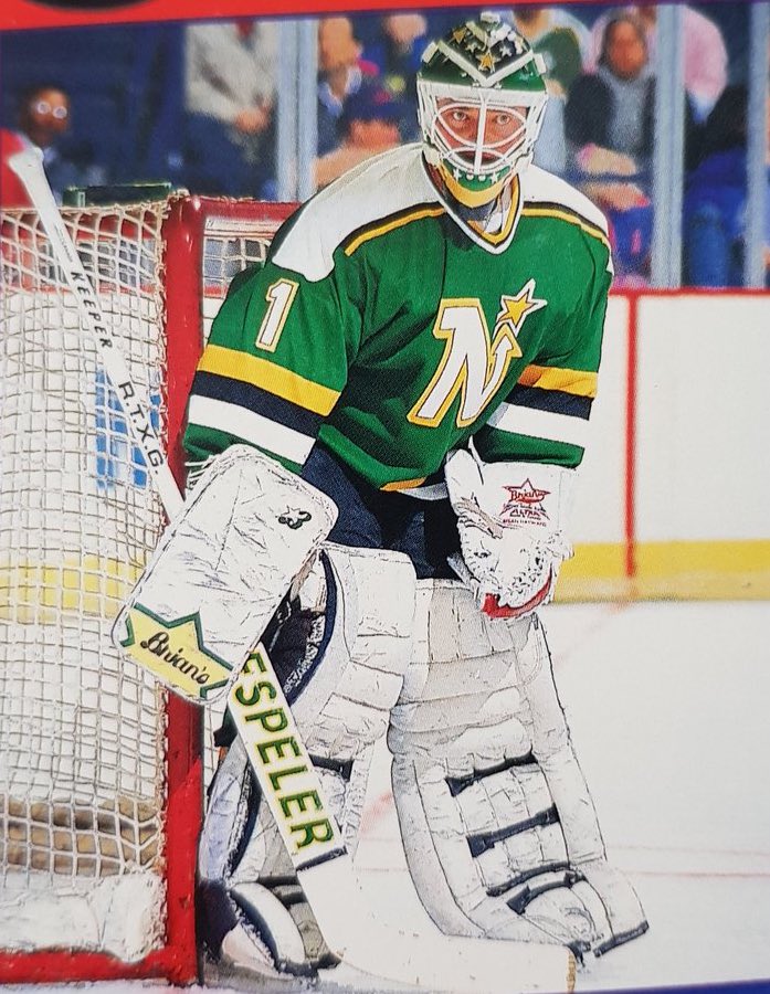 sandropacheco71's tweet photo. #Undrafted, #Goaltender #BrainHayward signed a free agent contract with the #WinnipegJets and moved between the Jets and their #AHL affiliate for several years before becoming a regular #NHL player. In 1991 he was #Acquired by the #SanJoseSharks in the #DispersalDraft. https://t.co/uMkO8QIOlP