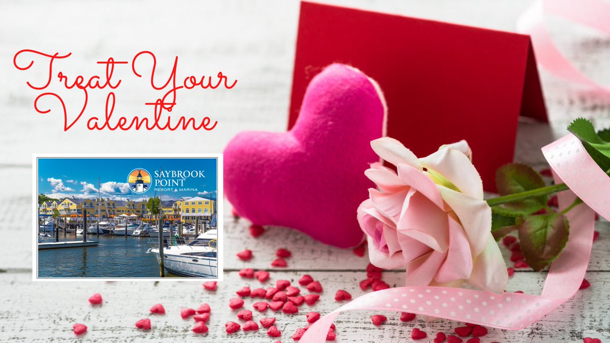 There is still time to treat your Valentine!  Saybrook Point gift cards will be sure to make your Valentine smile.  Stop in or purchase online at Sayrbook.com