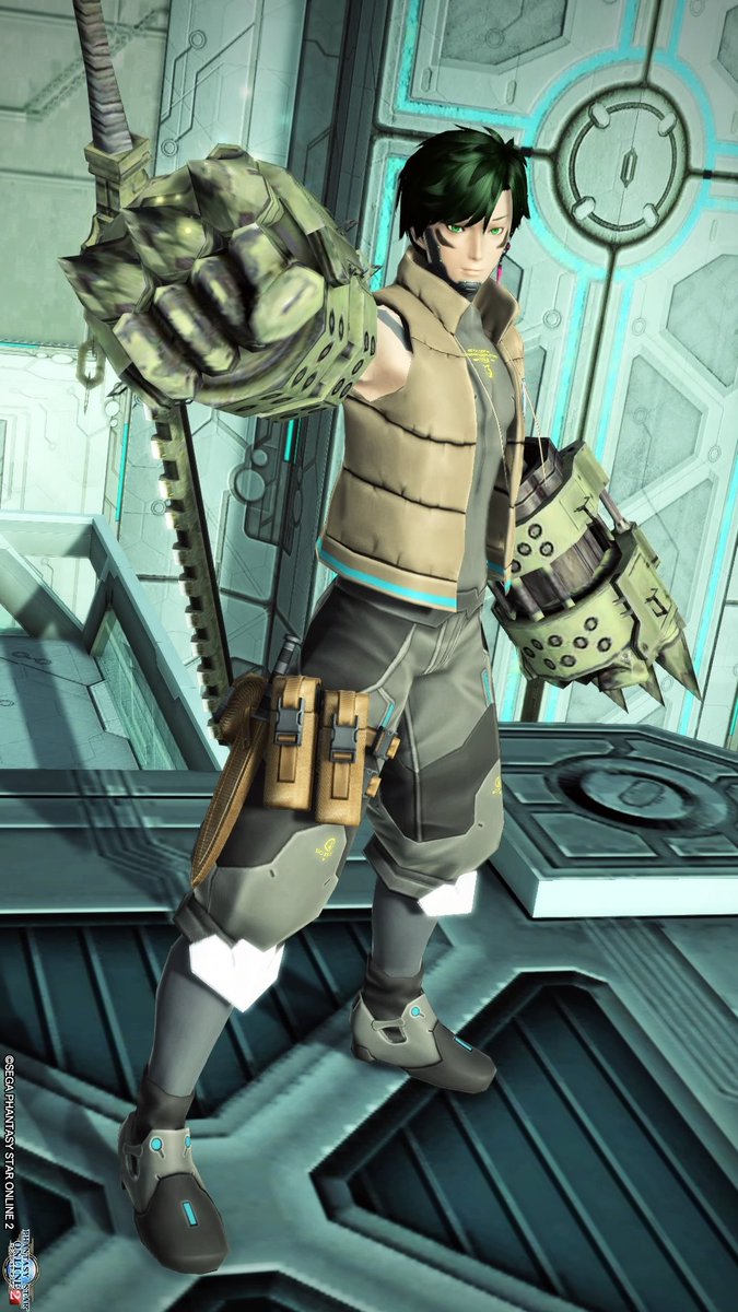 Hawona ハヲナ Pso2コーデカタログmaniacs 三式拳鍔 三式戦術刀