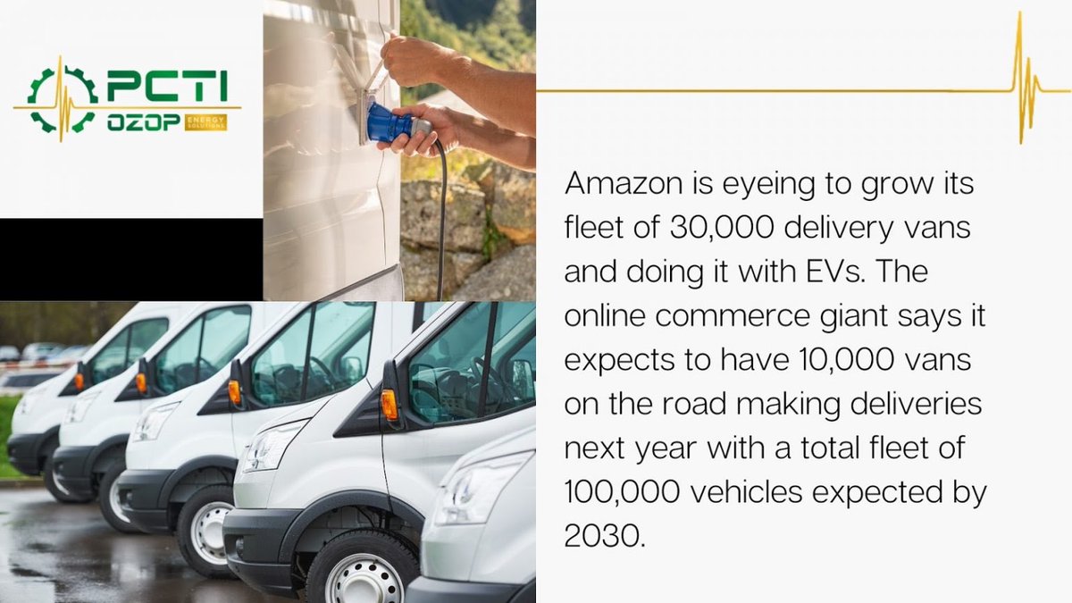 WolfOfOTC's tweet photo. With the advent of the newest generation of lithium ion batteries, growing demand for electric vehicles #EV’s OZSC is expected to become a major area of vehicle electrification is that of companies with vehicle fleets and PCTI is ready with multi-vehicle charge stations. $OZSC 🚀 https://t.co/SiDC6eJiIV