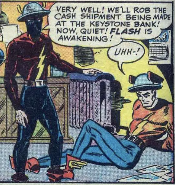 Edward Clariss - The RivalBitter at being rejected by the scientific community, Edward Clariss took a temporary speed formula and hired criminals to form a super-speed gang and draw out Jay Garrick. Calling himself the Rival, he donned a darker version of the Flash’s costume.