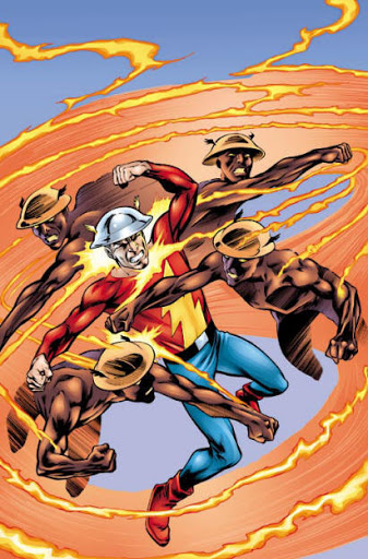 Edward Clariss - The RivalBitter at being rejected by the scientific community, Edward Clariss took a temporary speed formula and hired criminals to form a super-speed gang and draw out Jay Garrick. Calling himself the Rival, he donned a darker version of the Flash’s costume.