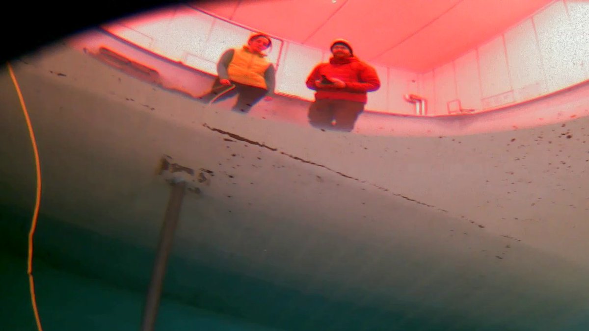 Em_Ven1's tweet photo. Seal's eye view of the ROV pilots. Testing @BlueyeRobotics for deployment in the Arctic #seaice with @adamdsteer at @UiTromso https://t.co/0MiqOYlksE