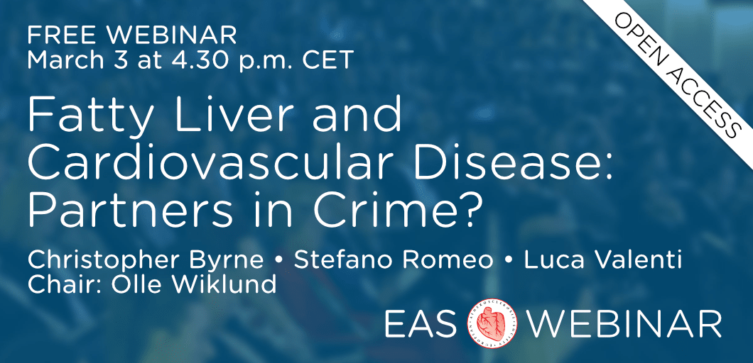 society_eas's tweet photo. Register now to listen to our expert speakers about the current knowledge of NAFLD focusing on the cardiovascular risk aspects. Link: https://t.co/9PApqzi7M4 #EAS #NFDL #Cardiovascular https://t.co/LWr3Oa9g9Q