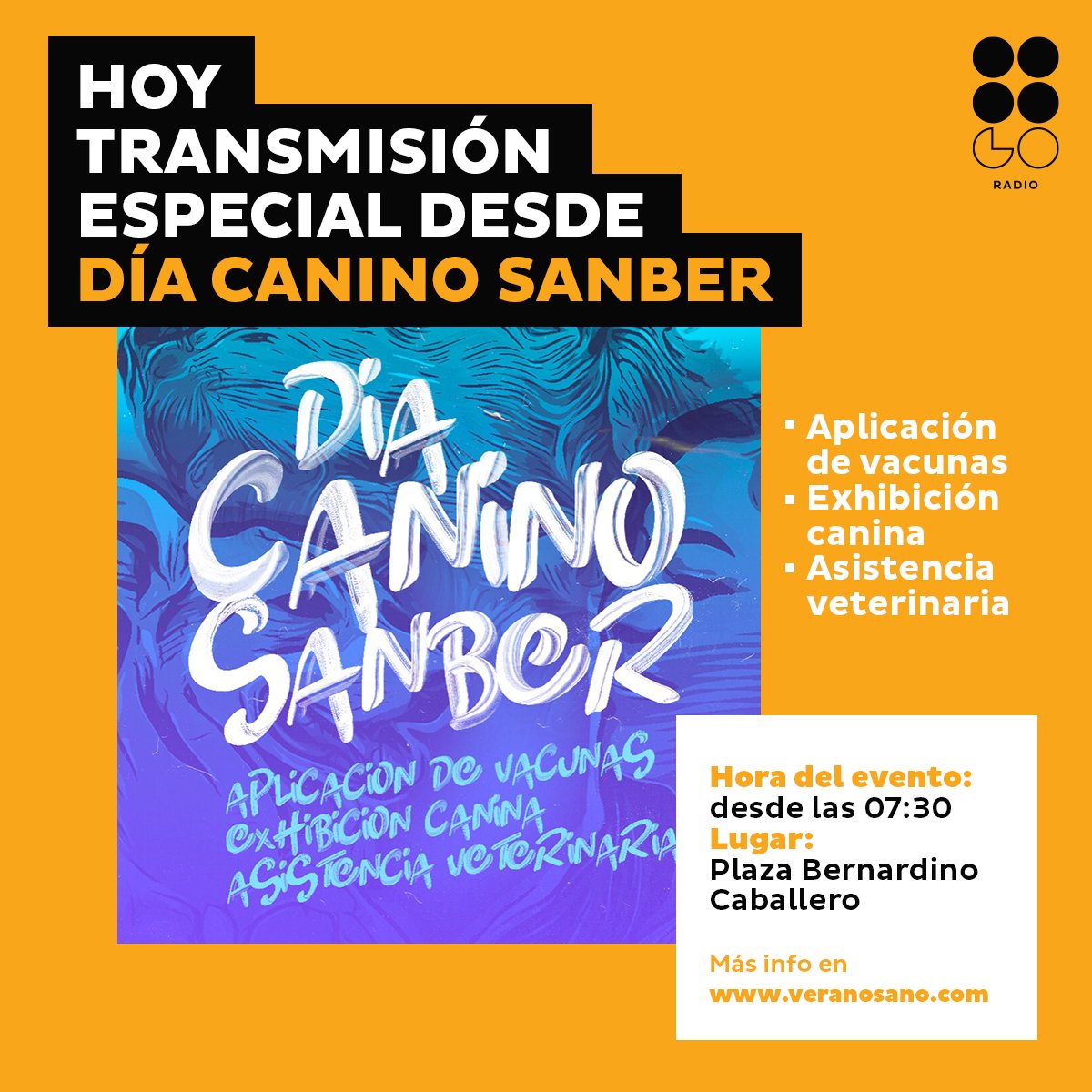GOMultimedios_'s tweet photo. ¡Sanber allá vamos! 🏖️ Hoy Transmitimos #envivo desde el #DíaCanino de @verano_sano 😎🎙️. 

¡Llevá a tus amiguitos de 4 patas para que tengan asistencia veterinaria gratuita y muchas cosas más! 🦮🐩 

93. fm - https://t.co/hs4yAZ7KjH https://t.co/ZQCgxXAJxp