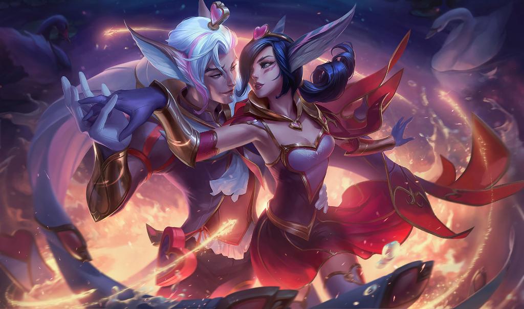 KITKATGaming's tweet photo. Calling LoL Lovers 🏹💕
In partnership with the @LEC we are giving away some Skins!

42 Sweetheart Rakan 💘

42 Sweetheart Xayah 💘

Are up for grabs!*

To enter:
Follow @KitKatGaming + Quote RT this tweet and use the #LECValentinesGiveaway

*T&amp;Cs apply: https://t.co/v5rmeSN3m6 https://t.co/sp5alILCKg