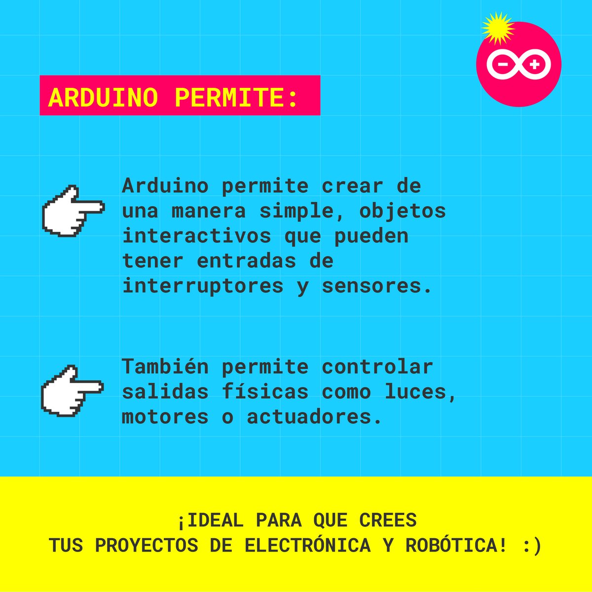 fpaisdigital's tweet image. #RoboticFest 🤖
Porque en @fpaisdigital fomentamos el seguir aprendiendo, los invitamos inscribirse en el último curso preparado junto a @Mineduc.
¿Sabes en qué consiste #Arduino?
Revisa las siguientes gráficas e inscríbete 100% gratis➡️ roboticfest.cl