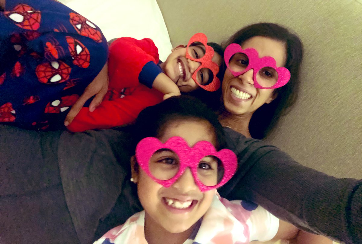 Self Reminder:

Spent 5 hrs working on a paper after kids slept only to have computer crash and no way to recover the file.

Luckily had bedtime snuggles &amp; silliness before, in prep for V Day @ my sons school. This is the memory I hold on to this morning - &amp; it’s all OK 😌🙏🏽