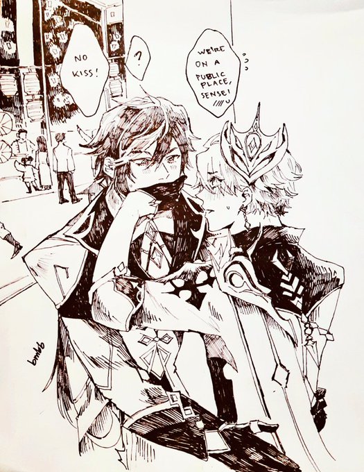 Maybe Zhongli sensei just learnt how to kiss and it makes him a bit addicted. 
Tartaglia's lips is soft, y know? 
