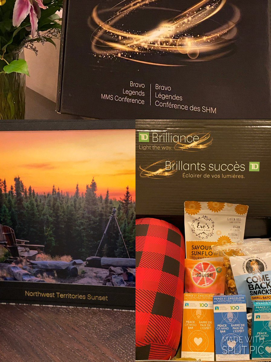 Thank you #TDBrilliance for the surprise box of treats. All set to celebrate virtual  #Legends2020 with my colleagues today!