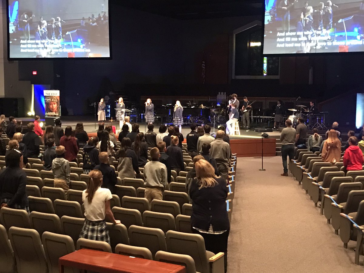 This week we were blessed to have Gracia Burnham present her story to MS&amp;HS &amp; HSWorship Team did outstanding!!! Thx, Gracia!!! #blessed #WhenYouPrayGodWorks