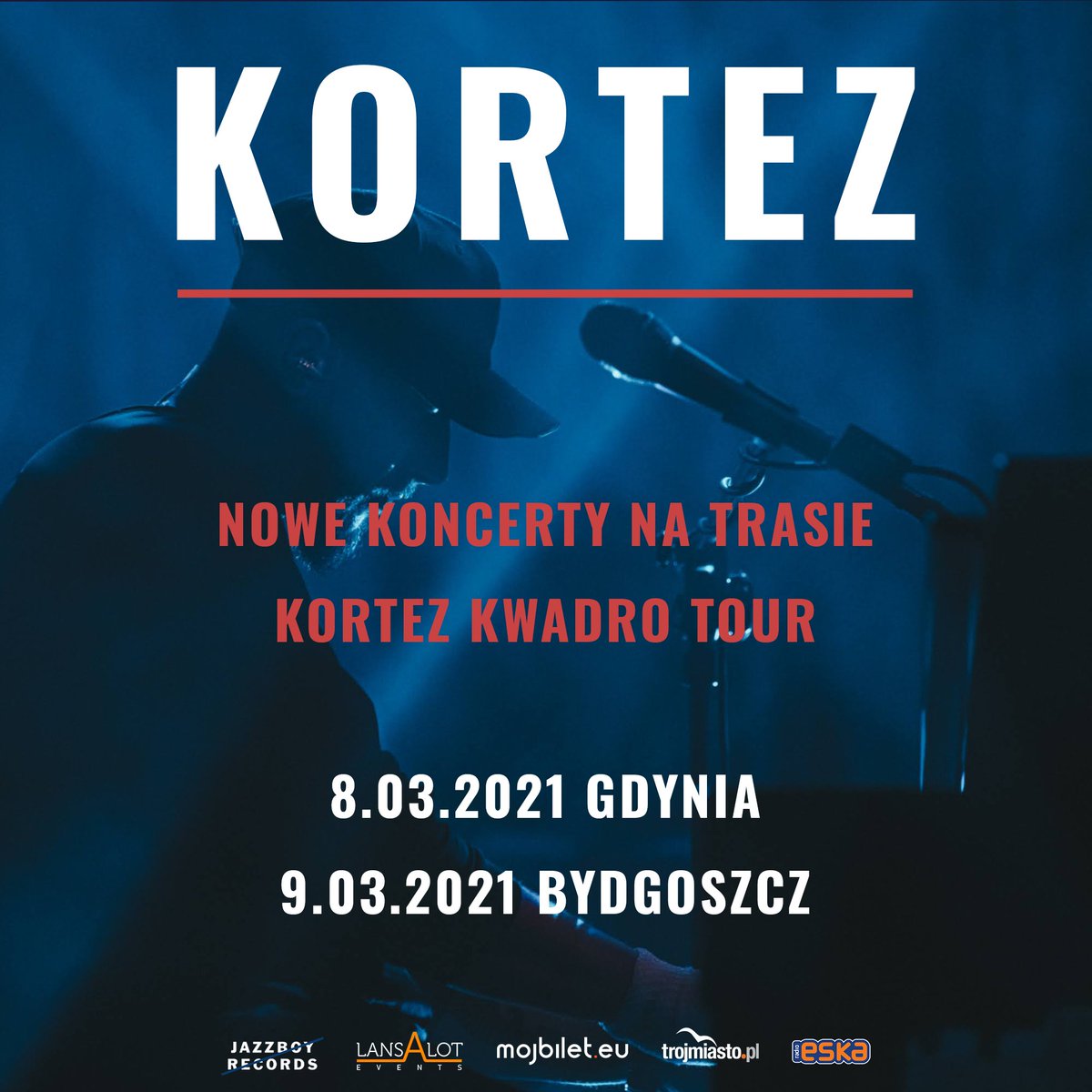 JazzboyRecords's tweet photo. Zapraszamy do Gdyni i Bydgoszczy! 😀 Dwa nowe koncerty na trasie #KORTEZ KWADRO TOUR!

Bilety są już dostępne w sprzedaży: https://t.co/CdlPtOEwrW https://t.co/QaTJu1xZ5x