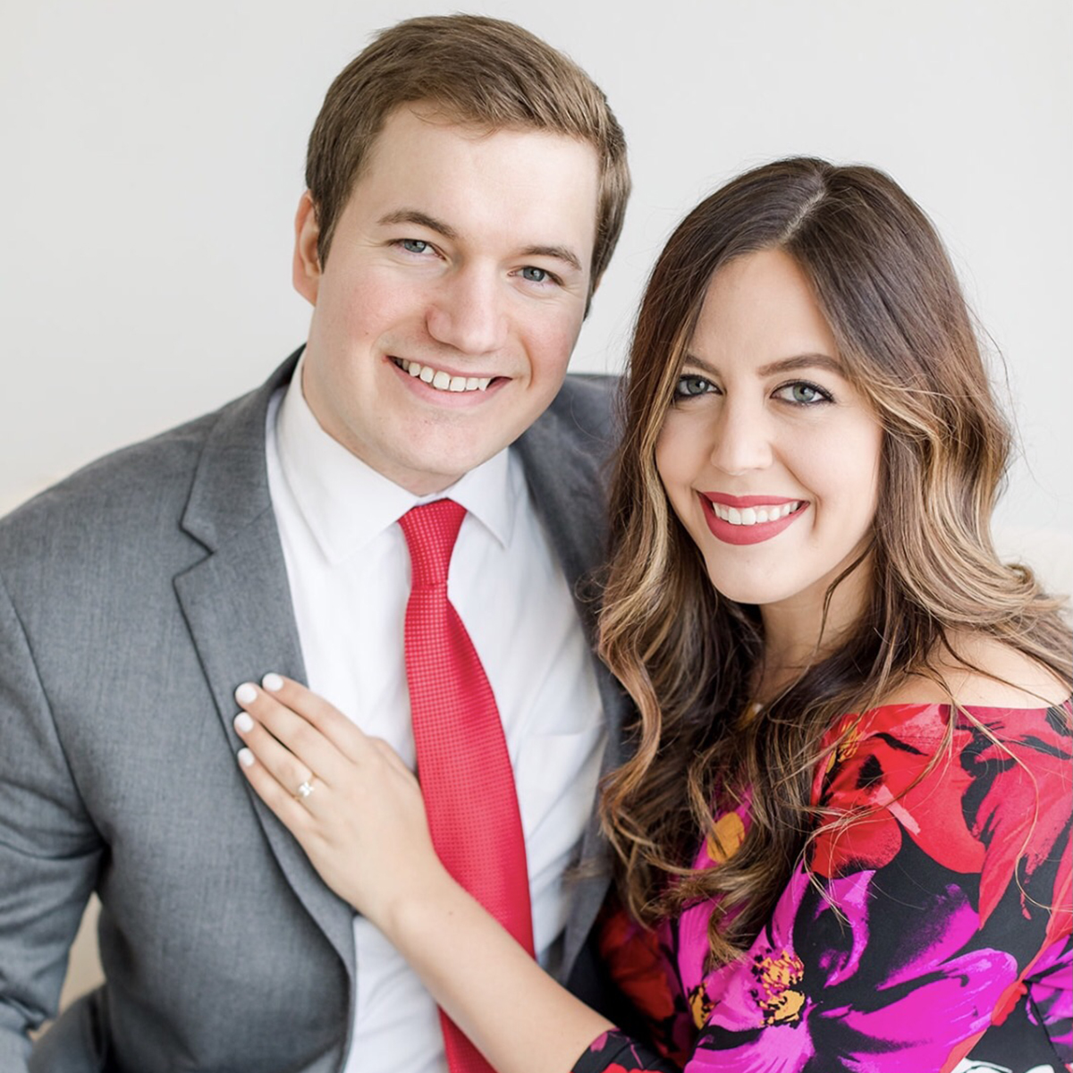 MacKenzie Hertz & Ryan Murphy met at a student-leadership meeting. They talked at the semester kick-off party later that evening. Ryan asked MacKenzie out shortly after. Their relationship withstood both of them studying for the bar exam, and, now, 3 years later, they’re engaged.