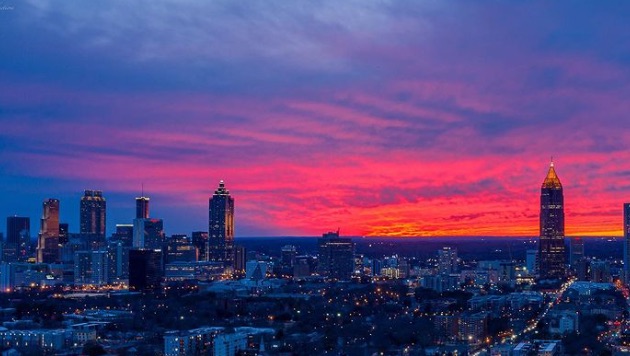 Nothing like an Atlanta sunset [📸: @skybdproductions]