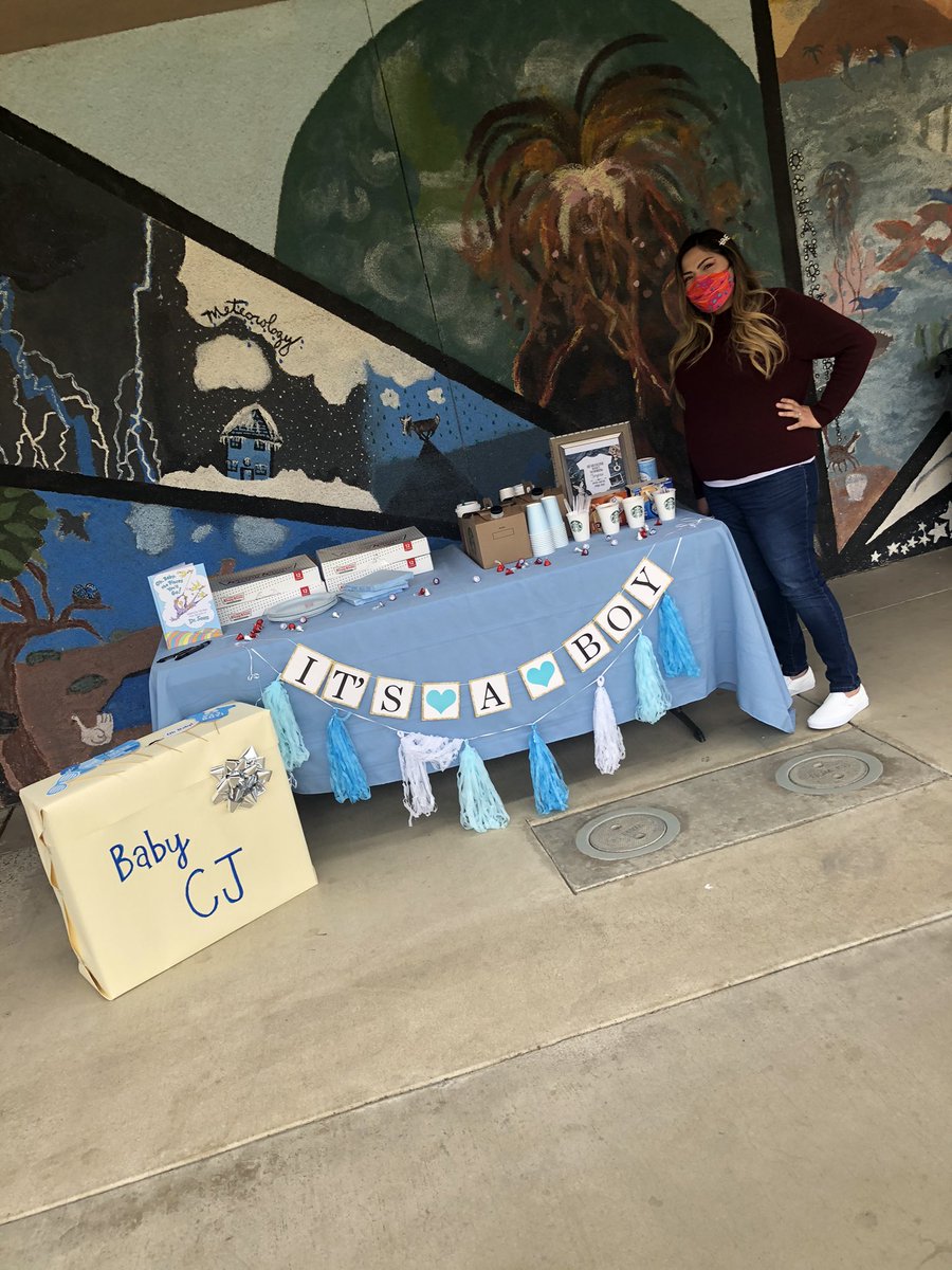 Celebrating baby CJ and Mrs. Martinez today in a distance! 💙 #jmajags
