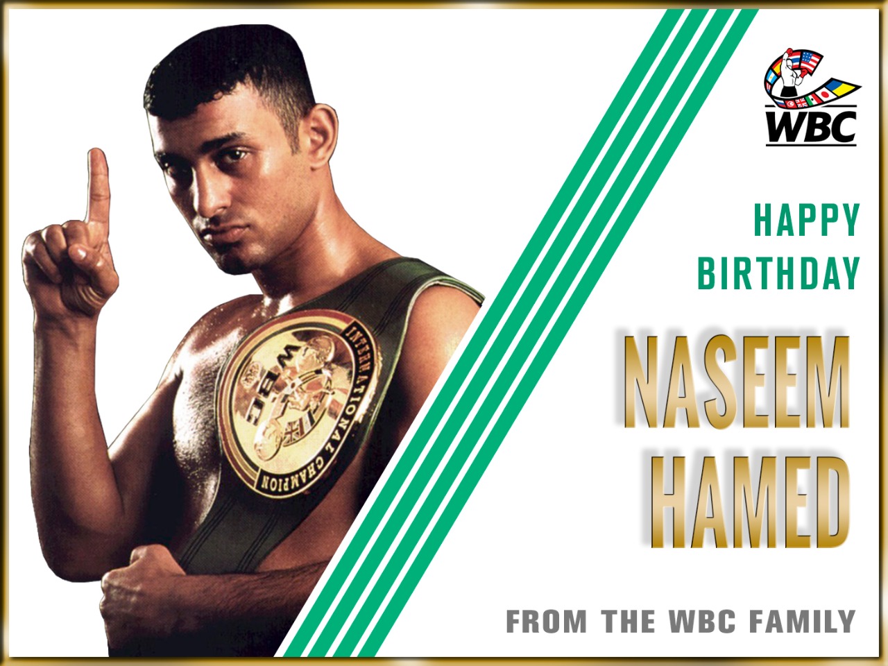 Happy Birthday to the great, Naseem Hamed! 