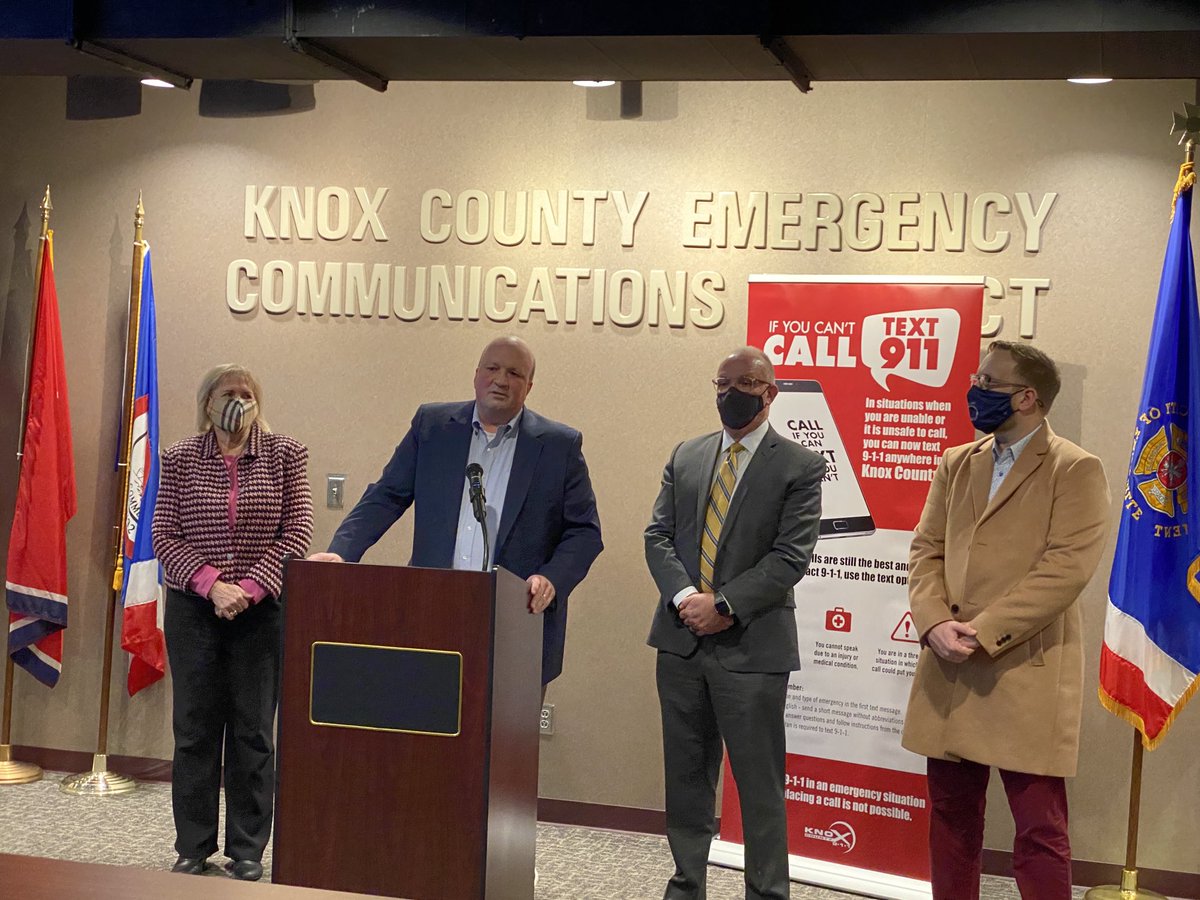 MikeDonila's tweet photo. Knox County E-911 implementing a texting service that will help save more lives. ⁦⁦@andersbrad⁩ ⁦@MasseyForSenate⁩ ⁦@EddieMannis⁩ ⁦@ElectBiggs⁩ https://t.co/IrAvojMs9Y