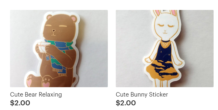 soul_e_art's tweet photo. Two new stickers up on my shop!!
https://t.co/4e5UFaNeYo
#stickershop #bearsticker #bunnysticker https://t.co/JlUeRWjZb2