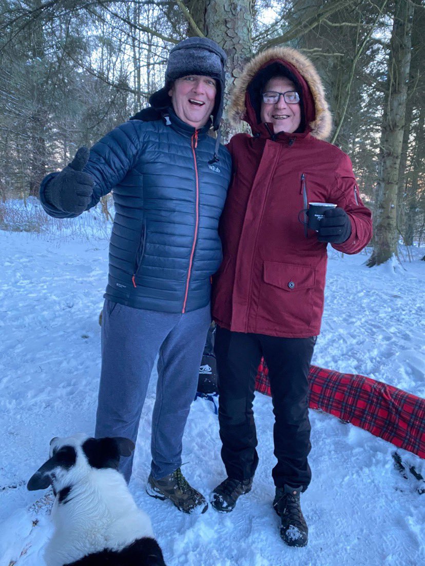 DavyDryburgh's tweet image. Met our friends this afternoon in the woods for a clandestine drink. It was marvellous #flouter