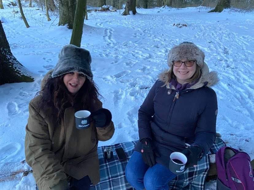 DavyDryburgh's tweet image. Met our friends this afternoon in the woods for a clandestine drink. It was marvellous #flouter