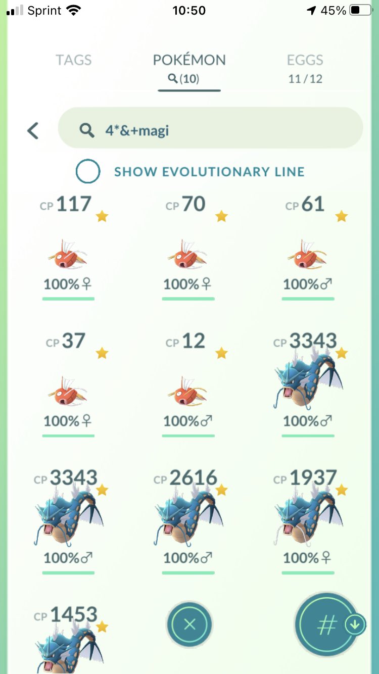 Ks 忙しくて色々すいません Xlキャンディーが足りない ポケモンgo コイクング ギャラドス 個体値100 T Co Hmoap61nem Twitter