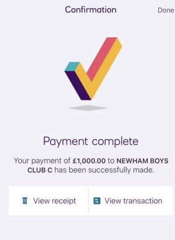 NewhamboysABC's tweet image. Money received from the Bobby Moore raffle! £1050 paid directly to the club and £1050 to @islasfight. Thank you to all involved @sadiesuth @neilroytaylor your support is very much appreciated 🥊🥊