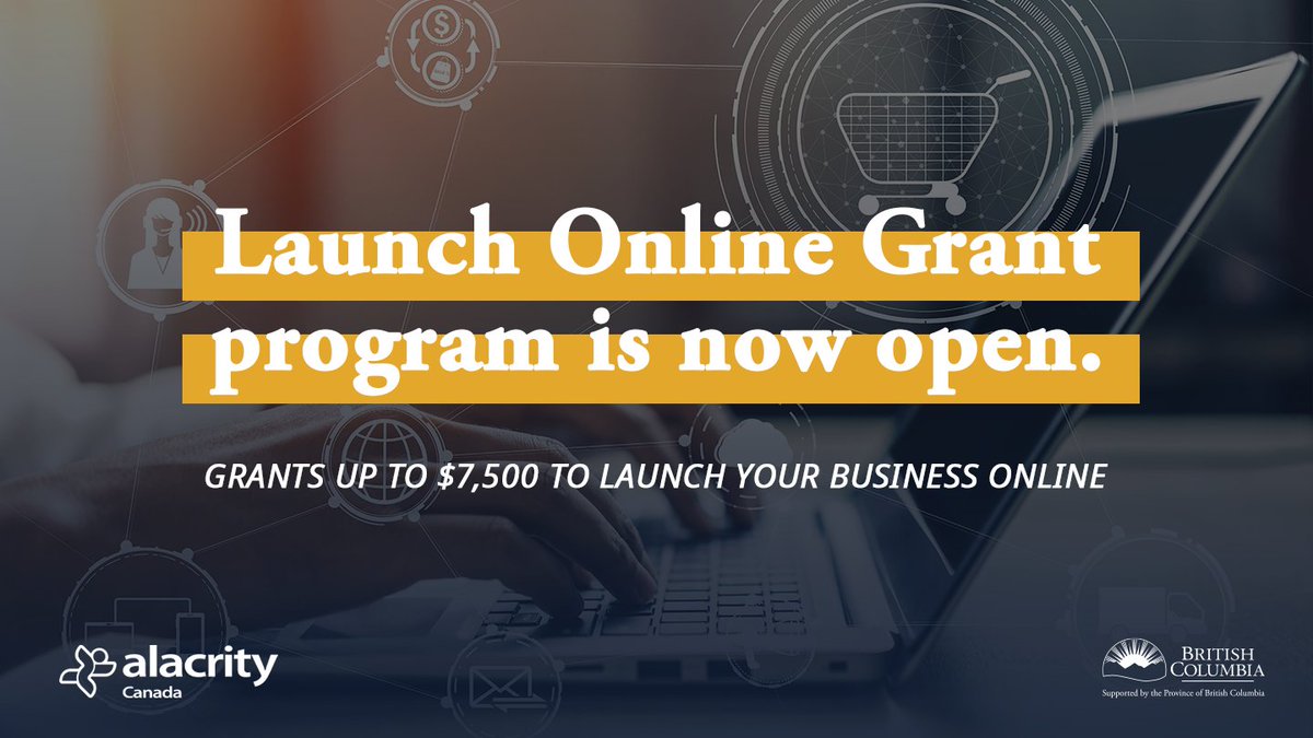 launchonline's tweet photo. Launch Online Grant program is now open. Grants up to $7,500 to launch your business online 💻  📈 ✅ https://t.co/vxW8Zjruvj