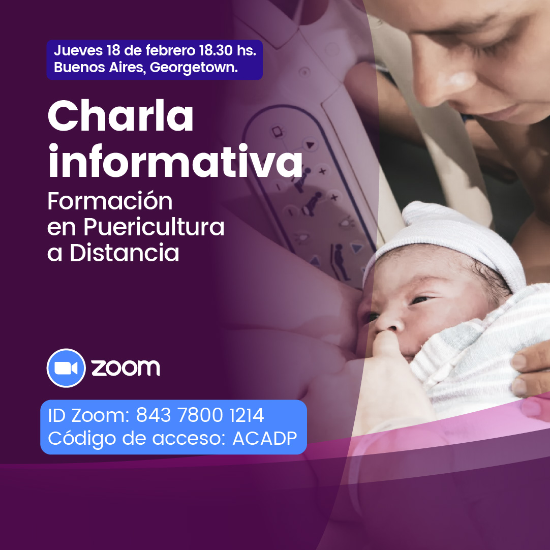 ACADPoficial's tweet photo. ÚLTIMA CHARLA INFORMATIVA
Antes del inicio de la cursada 2021, te invitamos a que participes y sepas más sobre qué es la #puericultura y las posibilidades que ofrece la formación
🗓️ JUEVES 18 de FEBRERO
⏰ 18h30 (Argentina)
#ACADP #CursosOnline #Crianza #LactanciaMaterna https://t.co/EqZDuH7od8
