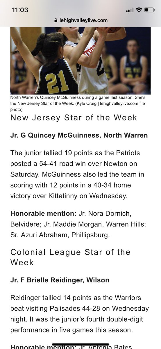 LadyLinerBball's tweet photo. Z money making the Honorable Mention this week 🔥 

@azuri84411050 https://t.co/yEq0Qy9CXr