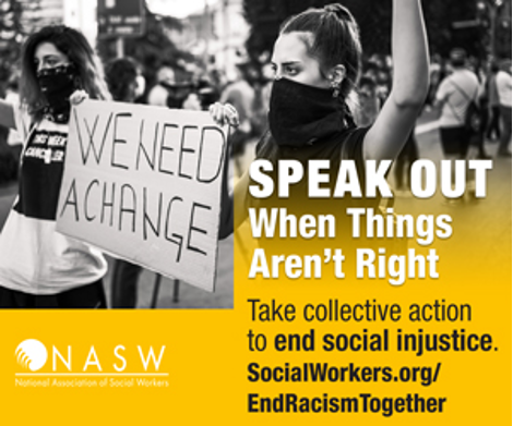 NASWMI's tweet photo. NASW’s Racial Equity page provides free resources that can assist all social workers in their anti-racist efforts. Visit https://t.co/I9CVMvS102 today to learn how NASW is involved in critical anti-racism efforts &amp; to access town halls and other conversations on racial justice. https://t.co/P32wH9RYwT