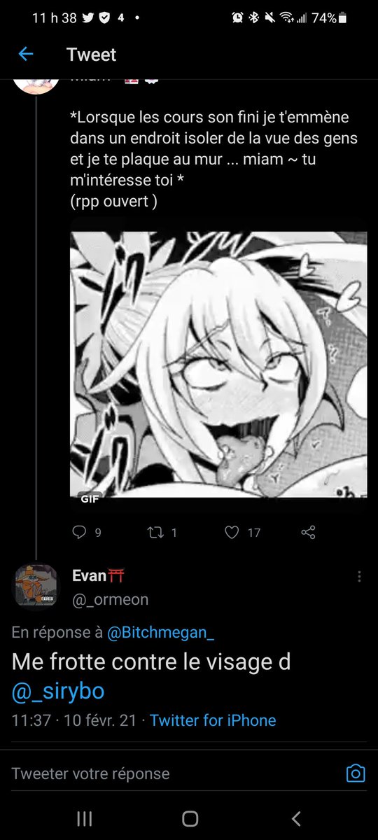  @giornolechomeur 10/10 en réactivité sur le dernier screen