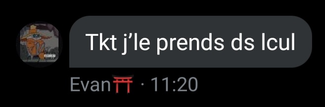  @giornolechomeur 10/10 en réactivité sur le dernier screen