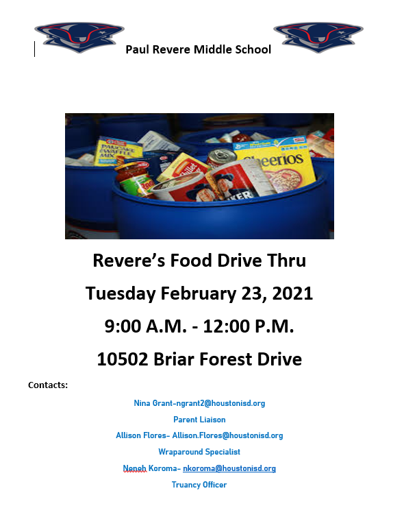 Paul Revere Middle School tweet media