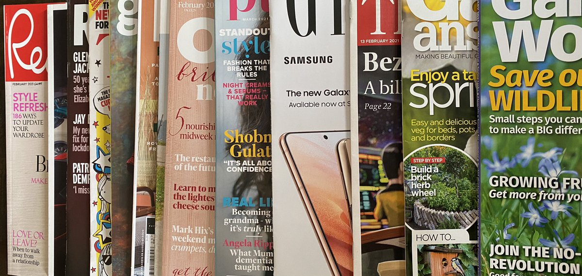 MagneticMedia's tweet image. Magazine ABCs: “Magazine content in the past year has been almost exclusively about positive moments to edify the soul in lockdown, no matter what your general interest or niche flavour. It always has been, but even more so now.” @EmmaDibs Wavemaker