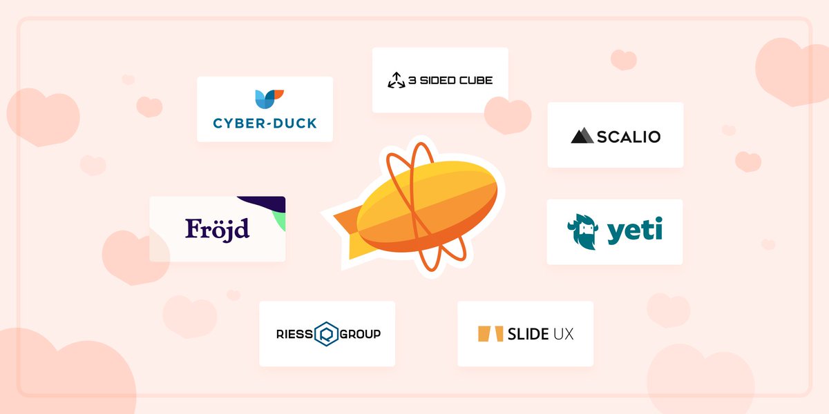 Just in time for Valentine's Day, we're sharing some Zeplin love with our awesome agencies. Welcome to the #ZamFam! 🧡

<a href="/yetillc/">Yeti</a>
<a href="/slideux/">Slide UX</a>
<a href="/scaliolabs/">Scalio</a>
<a href="/3SIDEDCUBE/">3 SIDED CUBE</a>
<a href="/Cyberduck_uk/">Cyber-Duck</a>
<a href="/FrojdAgency/">Fröjd</a>