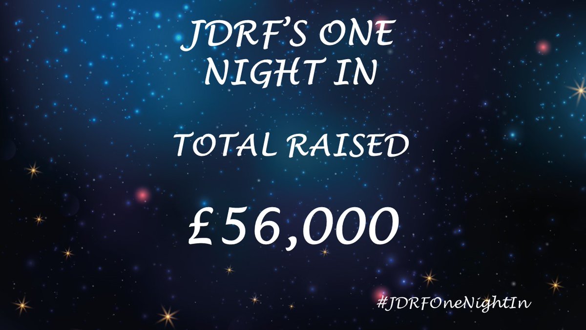 BT1DUK's tweet photo. BREAKING NEWS: #JDRFOneNightIn last night raised £56,000 for type 1 diabetes research! Thanks SO much to all who attended and donated - and to the performers. In a special year marking 100 years of insulin, it was an extra-special night. https://t.co/7gxZarZg1b