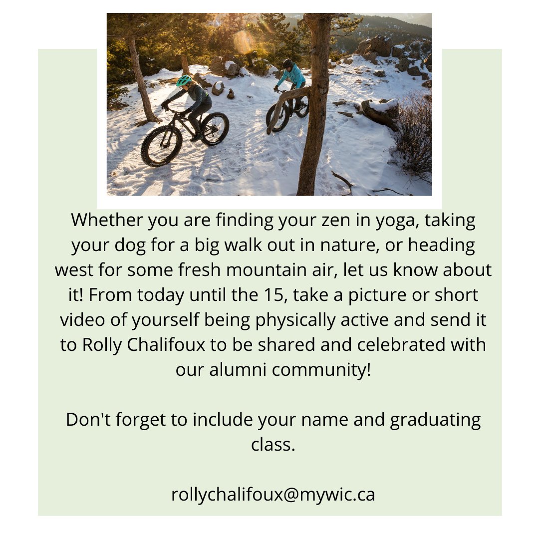 WICAlumni's tweet image. It all starts today WIC Alumni! We can't wait to see what you all get up to this weekend!