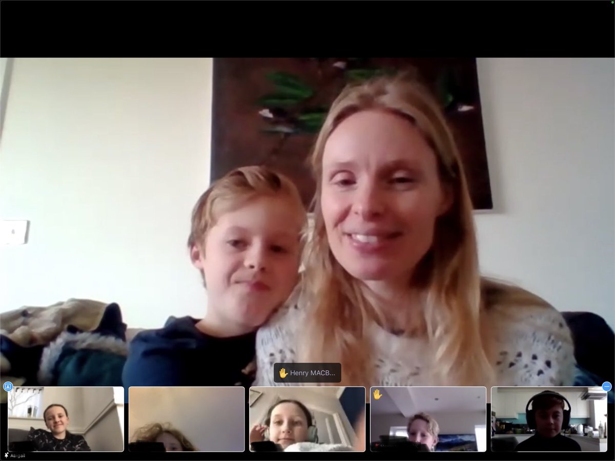 Year 5 have been on Zoom with ⁦<a href="/abivankraay/">Abigail van Kraay</a>⁩ to end their English work on the ‘The Fire Children’. They had a fantastic time picking her brain and learning what it takes to be author 📚
To find out more information, please visit: 
abigailvankraay.com