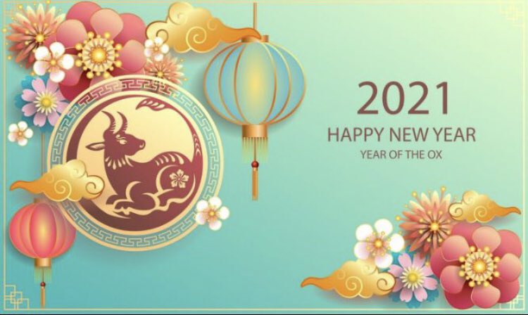 Wishing you good fortune for the Year of the Ox! Happy Lunar New Year to all! #LunarNewYear2021