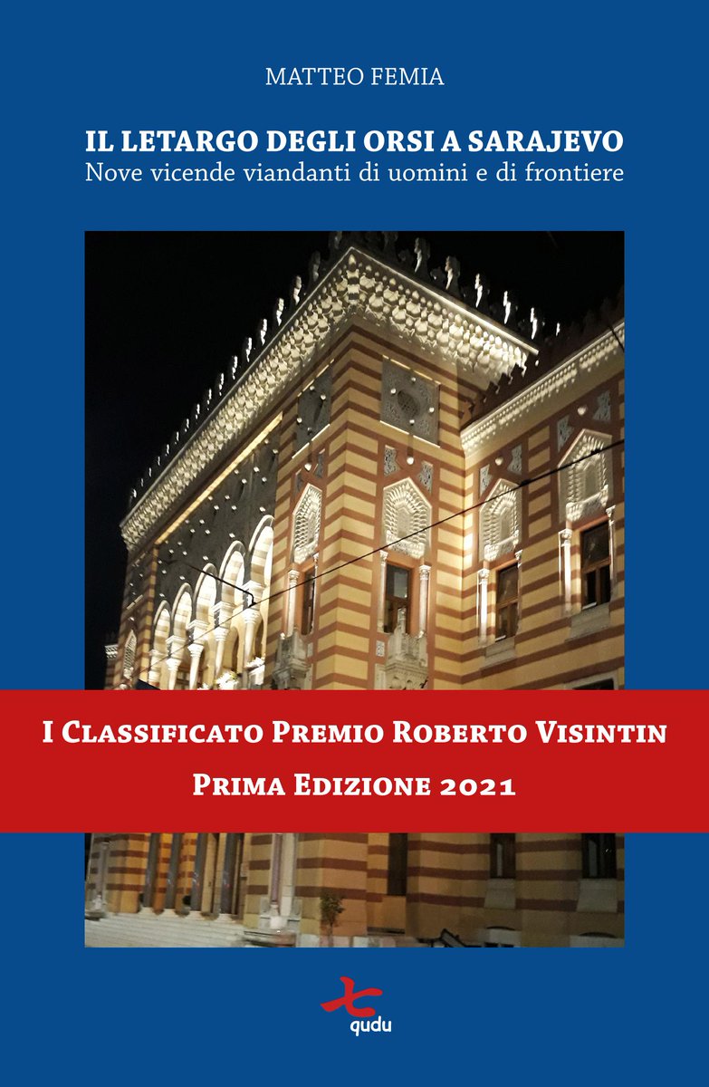 qudulibri's tweet photo. L'ultima presentazione dal vivo, a ottobre, e ora questa vittoria emozionante alla prima edizione di questo premio letterario! Un segnale di speranza per noi operatori professionali della cultura! Adelante! #IlletardodegliorsiaSarajevo #MatteoFemia https://t.co/iU3rup7toj ๐ https://t.co/Oi2BRCLUf0