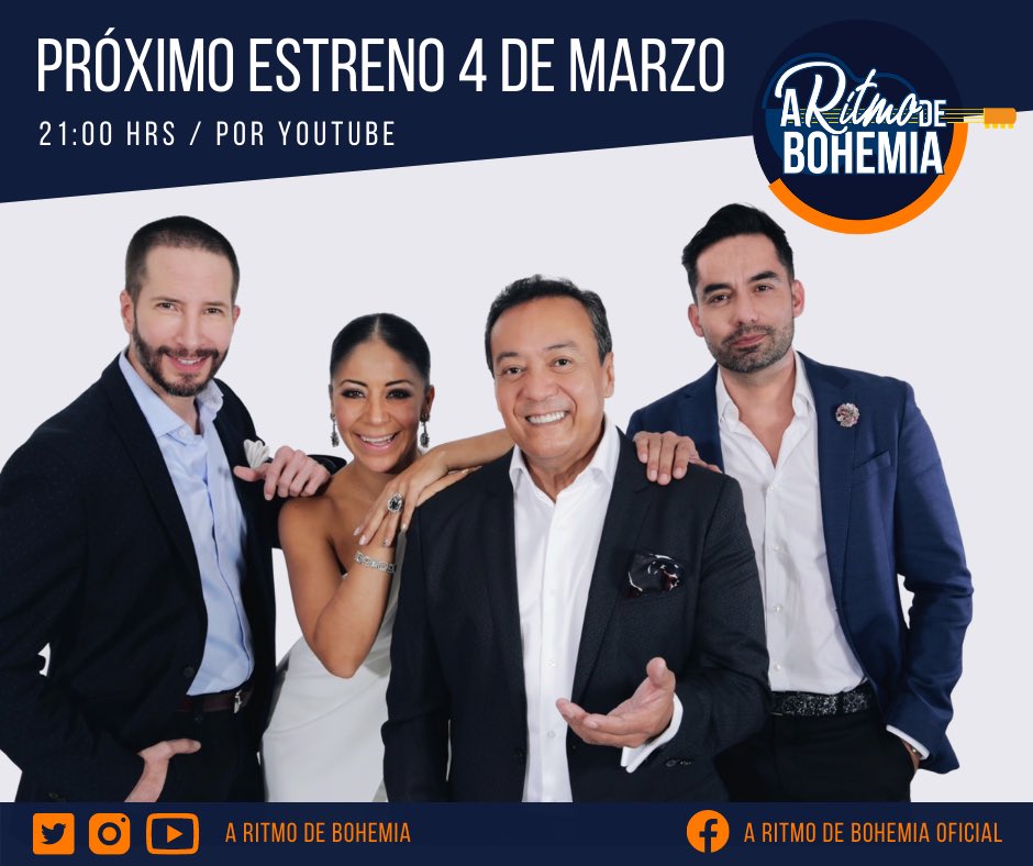 carlos_cuevas's tweet photo. ESTRENO 4 DE MARZO 9pm POR  YOUTUBE 

@aritmodebohemia 

@Ric_Caballero 
@ROSYARANGO 
@RocaCuevas 

@thergofilms 
@CuevasAsesora https://t.co/90Vk1nOINh
