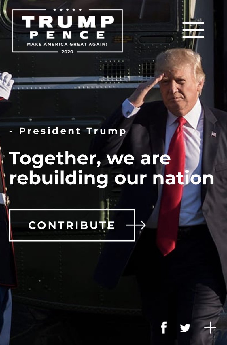 FelicityWoodman's tweet photo. Still accepting money. What conman and grifter. #TrumpIsGuilty #TrumpCrimeFamilyForPrison2021 https://t.co/HTAhkYHiRM