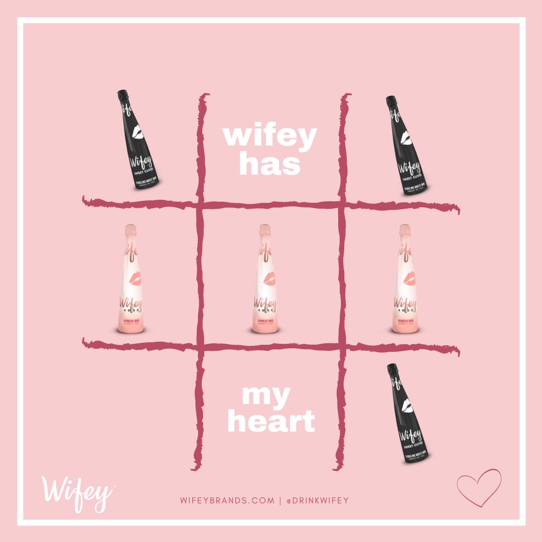 Wifey. The official drink of love.  

#valentinesday2021 #LoveStory #wifey #relationshipgoals